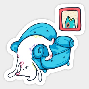 Tiredpoo Sticker